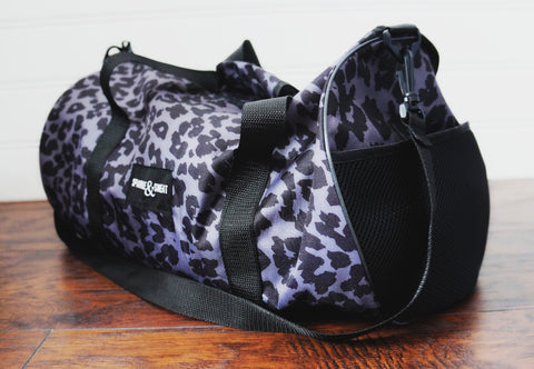 Dark Leopard Duffel Bag