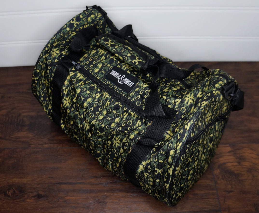 Green Camo Duffel Bag